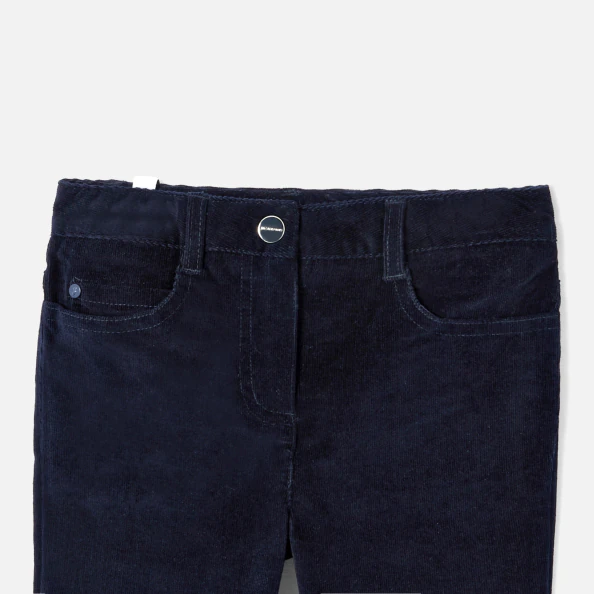 Girl slim velvet pants