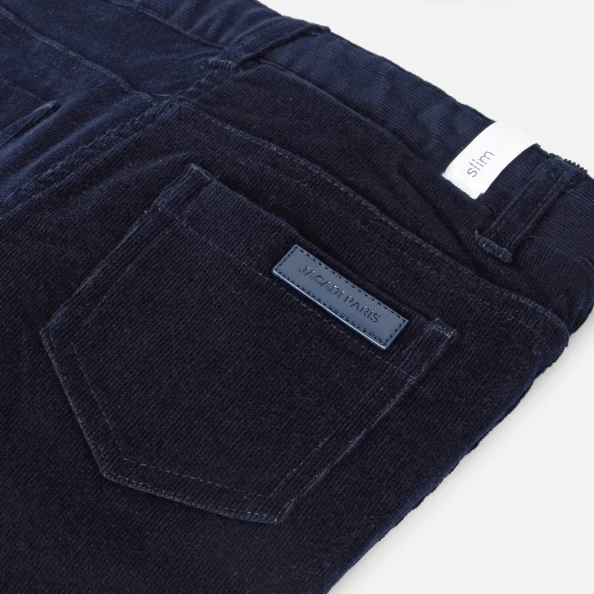 Girl slim velvet pants