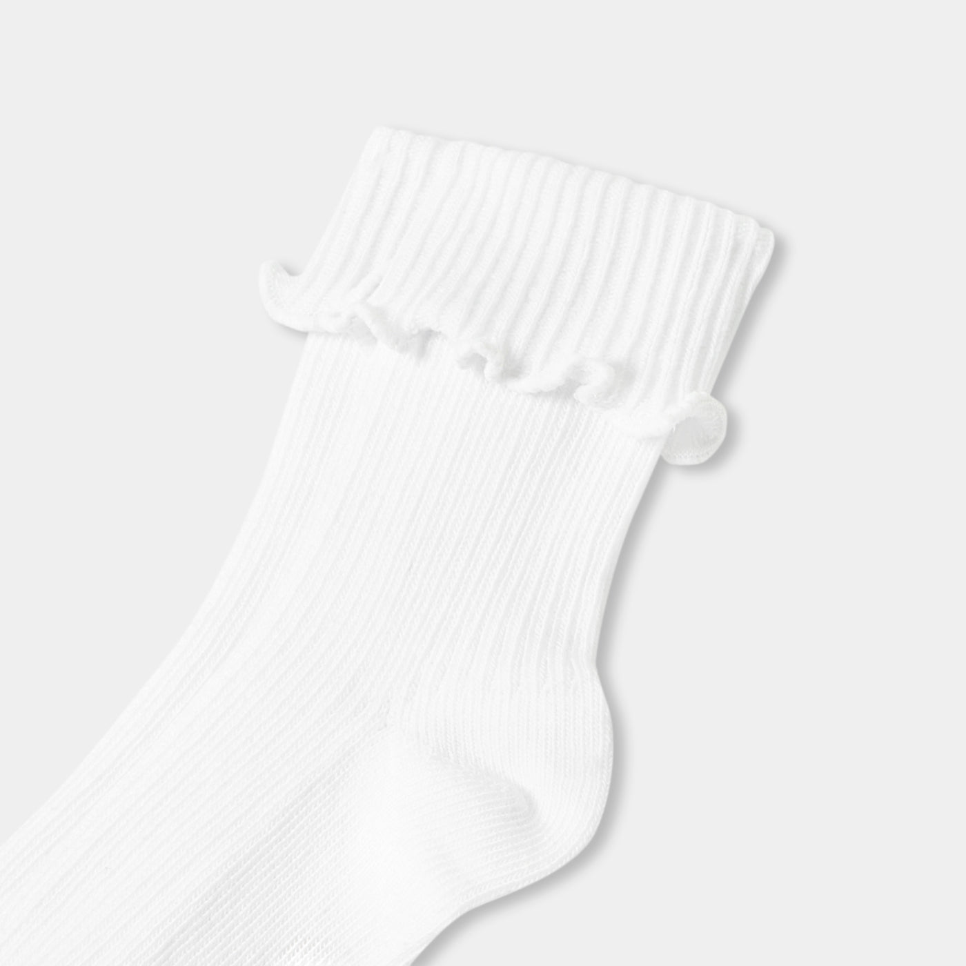 Baby girl set of two socks with cuffs