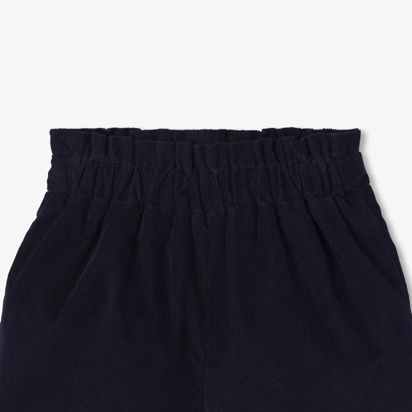 Baby girl fine-ribbed corduroy shorts