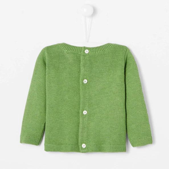 Baby boy sweater with fox pattern