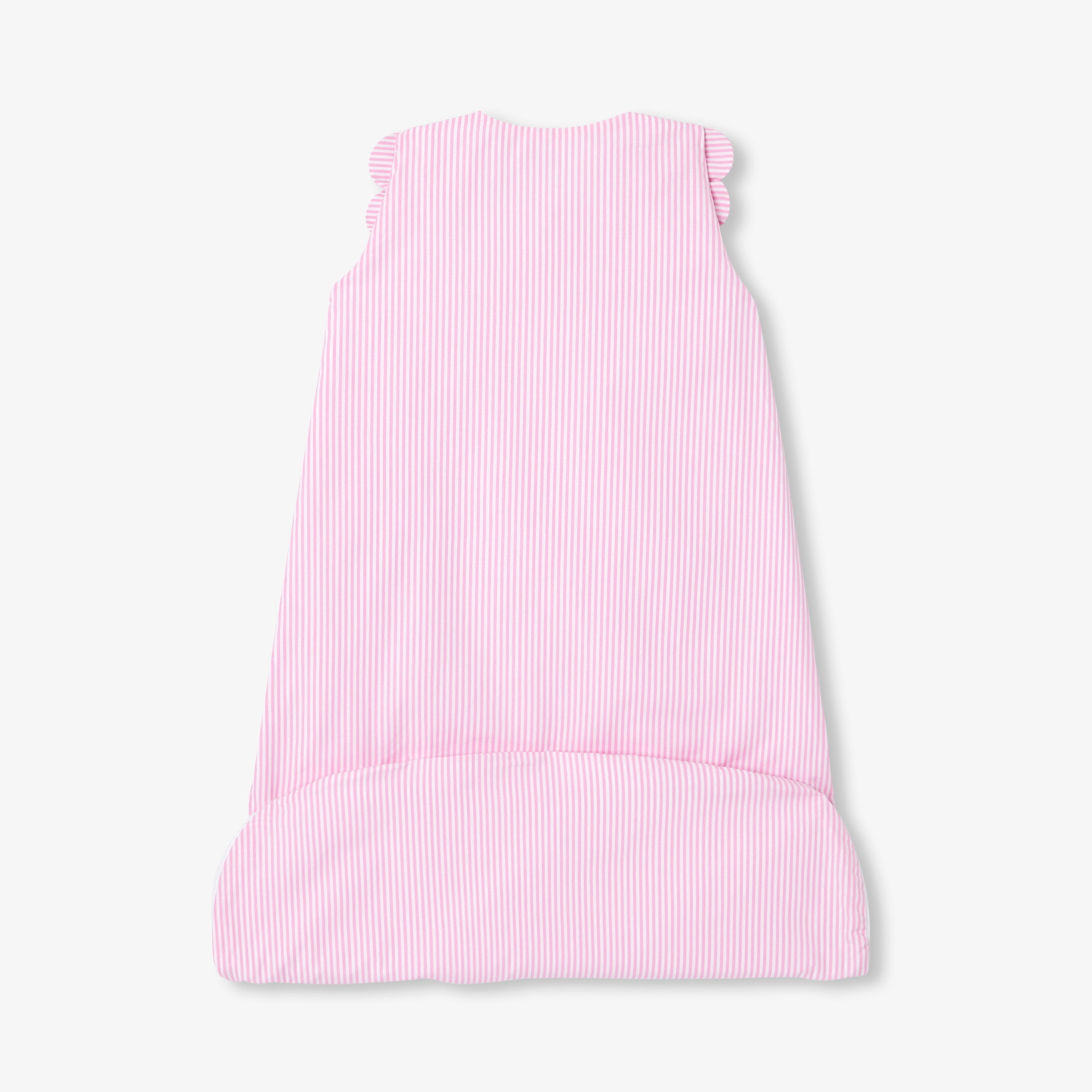 6-24 months adjustable striped poplin sleeping bag
